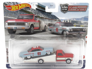 Mattel hot wheels Chevrolet Ramp Truck Car Transporter With Impala N 61 Racing 1961 1:64 Různé