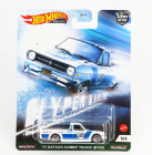 Mattel hot wheels Datsun Sunny B120 Truck Pick-up N 120 Racing 1975 1:64 Bílá Modrá