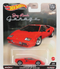Mattel hot wheels Lamborghini Countach Lp 5000 Quattrovalvole Jay Leno's Garage 1:64 Red