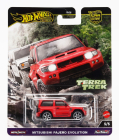 Mattel hot wheels Mitsubishi Pajero Evolution 2004 1:64 Red