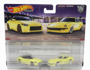Mattel hot wheels Nissan Set 2x Z Proto 2021 + Fairlady Z 1970 1:64 Žlutá Černá