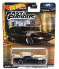 Mattel hot wheels Plymouth Dom's Gtx Coupe 1971 - Fast & Furious 8 2017 1:64 Černá Stříbrná