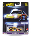 Mattel hot wheels Porsche 911 N 71 Racing Coupe 1971 1:64 Žlutá Černá Červená