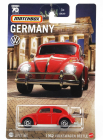 Mattel hot wheels Volkswagen Beetle 1962 1:64 Red