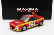 Maxima Abarth Se030 Pininfarina 527 2nd Giro D'italia 1974 Giorgio Pianta – Christine Beckers 1:18 Matná Červená Žlutá
