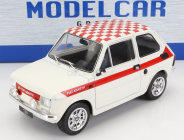 Mcg Fiat 126 Look Abarth 1972 1:18 Bílá Červená