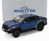 Mcg Ford usa Ranger Raptor Pick-up Double Cabine 2023 1:18 Blue