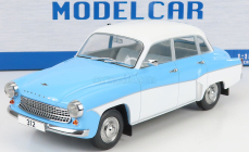 Mcg Wartburg 312 1965 1:18 Světle Modrá Bílá