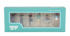 Mini-gt Accessories Set 6x Public Figures 1:64 Různé
