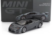 Mini-gt Bugatti Eb110 Super Sports Lhd 1995 1:64 Grey