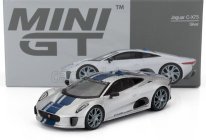 Mini-gt Jaguar C-x75 Lhd 2010 1:64 Stříbrná Modrá