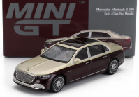 Mini-gt Mercedes benz S-class S680 Maybach V12 (x223) Lhd 2024 1:64 Zlatá Červená