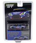Mini-gt Nissan Gt-r Team Kondo Racing N 56 Gt300 Class Super Gt 2023 Joau Paulo De Oliveira - Tappei Natori 1:64 Modrá Bílá