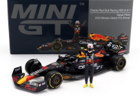 Mini-gt Red bull F1  Rb18 Team Oracle Red Bull Racing N 11 Winner Monaco Gp 2022 Sergio Perez 1:64 Matná Modrá Žlutá Červená