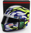 Mini helmet Bell helmet Casco Helmet Valentino Rossi Bmw M4 Gt3 Wrt 2023 1:2 Modrá Bílá Žlutá Černá
