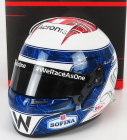 Mini helmet Bell helmet F1  Casco Helmet Williams Fw44 Team Williams Racing N 6 Season 2022 Nicholas Latifi 1:2 Bílá Modrá Červená
