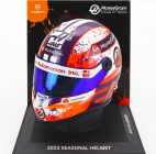Mini helmet Schuberth helmet Casco Helmet F1 Nico Hulkenberg Team Moneygram Haas N 27 Season 2023 1:4 Bílá Oranžová Fialová