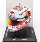 Mini helmet Schuberth helmet Casco Helmet F1 Sergio Perez Team Oracle Red Bull Racing N 11 Las Vegas Gp 2023 1:4 Bílá Zlatá Červená