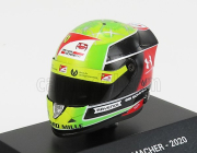 Mini helmet Schuberth helmet F2 Keyring Helmet Dallara Team Prema Racing N 20 Season Mick Schumacher 2020 F2 World Champion 1:4 Žlutá Zelená Červená Černá