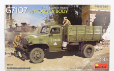 Miniart Chevrolet G7107 1.5t 4x4 Cargo Truck Wooden Body Military 1945 1:35 /