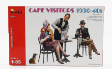 Miniart Figures Cafe Visitors 1930-1940 1:35 /