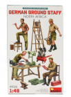 Miniart Figures German Ground Staff North Africa 1:48 /
