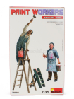 Miniart Figures Paint Workers 1:35 /