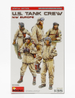 Miniart Figures Soldier Usa Tank Crew Military 1944 1:35 /