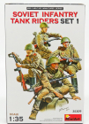 Miniart Figures Soviet Infantry Tank Riders Set 2 1:35 /