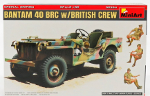 Miniart Jeep Bantam Brc40 British Crew Military 1940 1:35 /