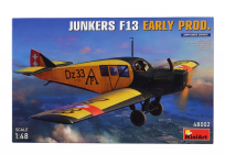 Miniart Junkers F13 Military Airplane 1942 1:48 /