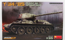 Miniart Kampfpanzer T-34/85 Military Tank Spring 1944 1:35 /
