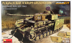 Miniart Krupp Grusonwerk  Tank Panzer Iv Ausf H Military 1940 1:35 /