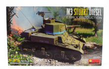 Miniart Tank M3 Stuart Diesel Military 1945 1:35 /