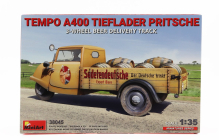 Miniart Tempo A400 Lieferwagen 3-wheels Beer Delivery Truck 1962 1:35 /