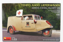Miniart Tempo A400 Van Lieferwagen 3-wheels Ambulance Military 1962 1:35 /