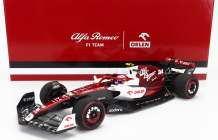Minichamps Alfa romeo F1  C42 Team Orlen Racing N 24 10th Bahrain Gp 2022 Guanyu Zhou 1:18 Bílá Červená Met