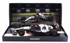 Minichamps Alpha tauri F1  At04 Team Alpha Tauri N 21 Silverstone British Gp 2023 Nyck De Vries 1:18 Modrá Bílá