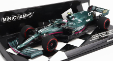Minichamps Aston martin F1  Amr21 Mercedes M12 Eq Power+ Team Cognizant Formula One N 5 2nd Azerbaijan Gp 2021 Sebastian Vettel 1:43 Zelená