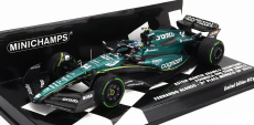 Minichamps Aston martin F1  Amr23 Team Aramco Cognizant N 14 2nd Monaco Gp 2023 Fernando Alonso 1:43 Zelená