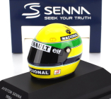Minichamps Bell helmet F1  Casco Helmet Fw16 Team Rothmans Renault N 2 Last Race Imola Gp 1994 Ayrton Senna 1:8 Žlutá Zelená