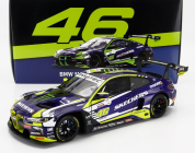 Minichamps BMW 4-series M4 Gt3 Team Wrt N 46 6th 24h Spa 2023 Valentino Rossi - Augusto Farfus - Maxime Martin 1:18 Fialová Žlutá Černá