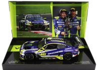 Minichamps BMW 4-series M4 Gt3 Team Wrt N 46 (first Podium) 2nd Race 2 Fanatec Gt World Challenge Europe Brands Hatch 2023 - Valentino Rossi - Maxime Martin 1:18 Fialová Žlutá Černá