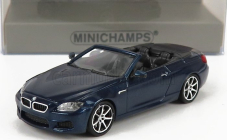 Minichamps BMW 6-series M6 Cabriolet Open (f13) 2015 1:87 Blue Met