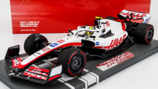 Minichamps Haas F1 Vf-22 Ferrari Team Haas N 47 1:18, bíločervená