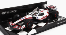 Minichamps Haas F1  Vf-22 Team Haas N 20 Pole Position Brazilian Gp 2022 Kevin Magnussen 1:43 Bílá Černá Červená