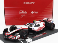 Minichamps Haas F1  Vf-22 Team Haas N 47 Brazilian Gp 2022 Mick Schumacher 1:18 Bílá Černá Červená