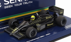 Minichamps Lotus F1  98t Renault Turbo N 12 Season Dirty Version 1986 Ayrton Senna 1:43 Černé Zlato