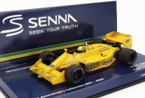 Minichamps Lotus F1  Honda 99t N 12 Winner Monaco Gp Dirty Version 1987 Ayrton Senna - First Victory F1 Monaco Gp 1:43 Žlutá