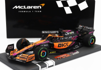 Minichamps Mclaren F1  Mcl36 Team Mclaren N 3 5th Singapore Gp 2022 Daniel Ricciardo 1:18 Oranžová Světle Modrá